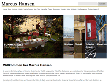 Tablet Screenshot of marcushansen.de